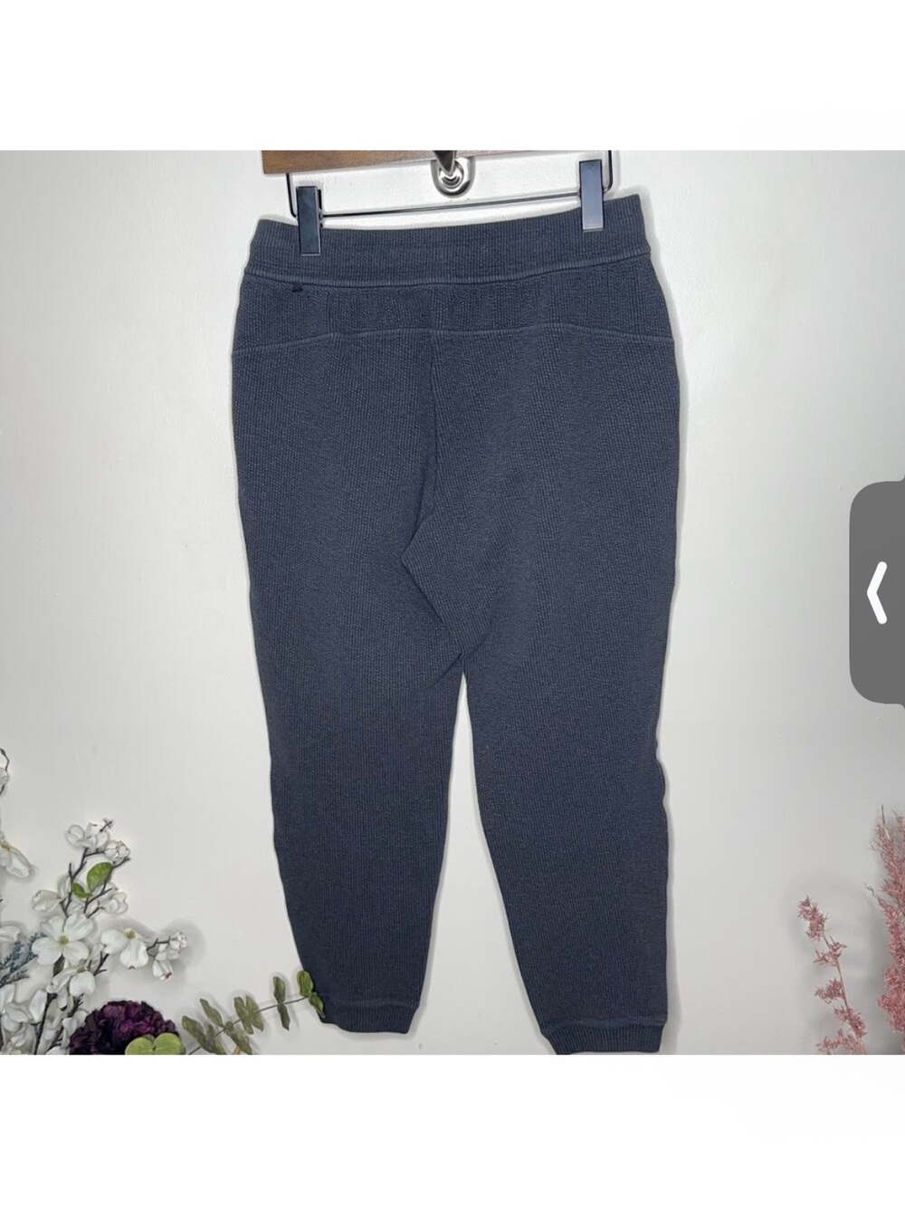 LULULEMON Ribbed High-Rise Jogger 25" *7/8 Length Heathered Black Gray - Picture 5 of 7